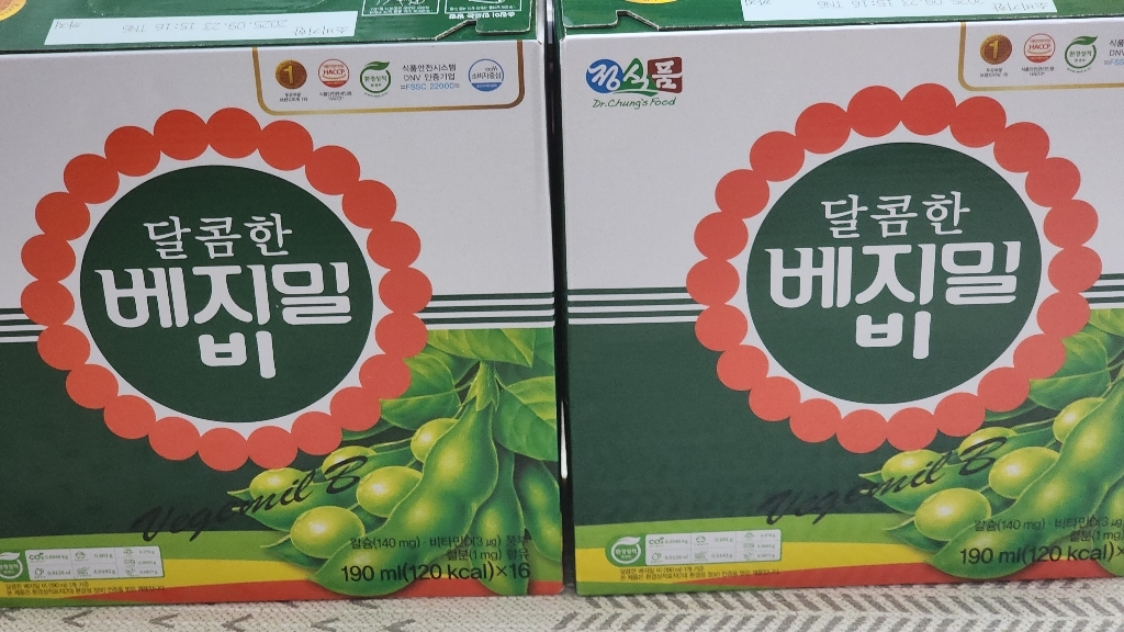 베지밀 달콤한 비 두유 190ml, 64개 이미지 3