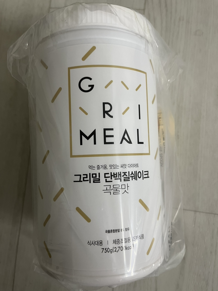 그리밀 단백질쉐이크 곡물맛 750g, 2개 솔직 후기 | 실사용자 리뷰 분석 - 상품 이미지 4