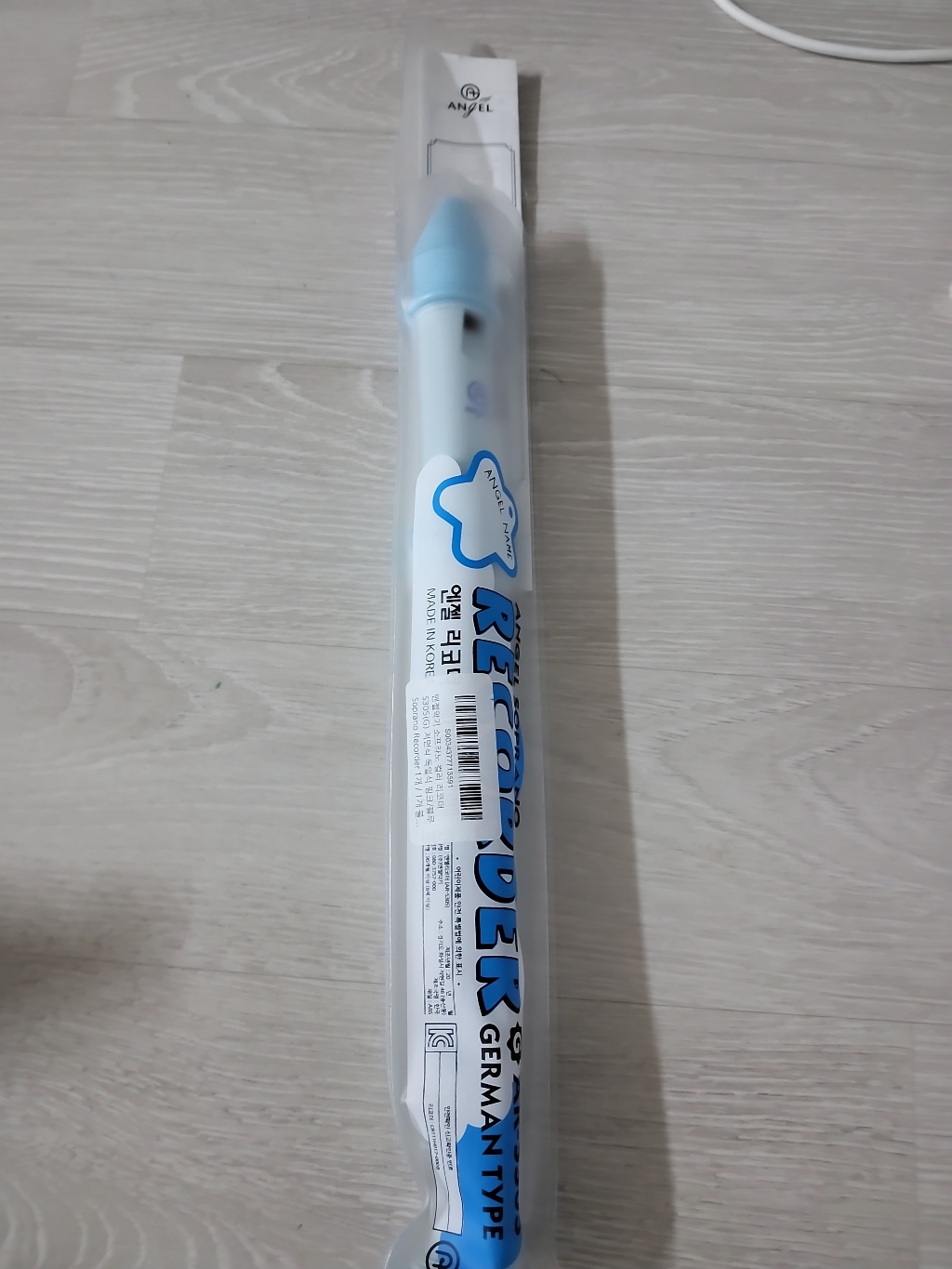 엔젤악기 소프라노 컬러 리코더 S305(G) 저먼식 독일식 핑크/블루 Soprano Recorder 1개 이미지 2