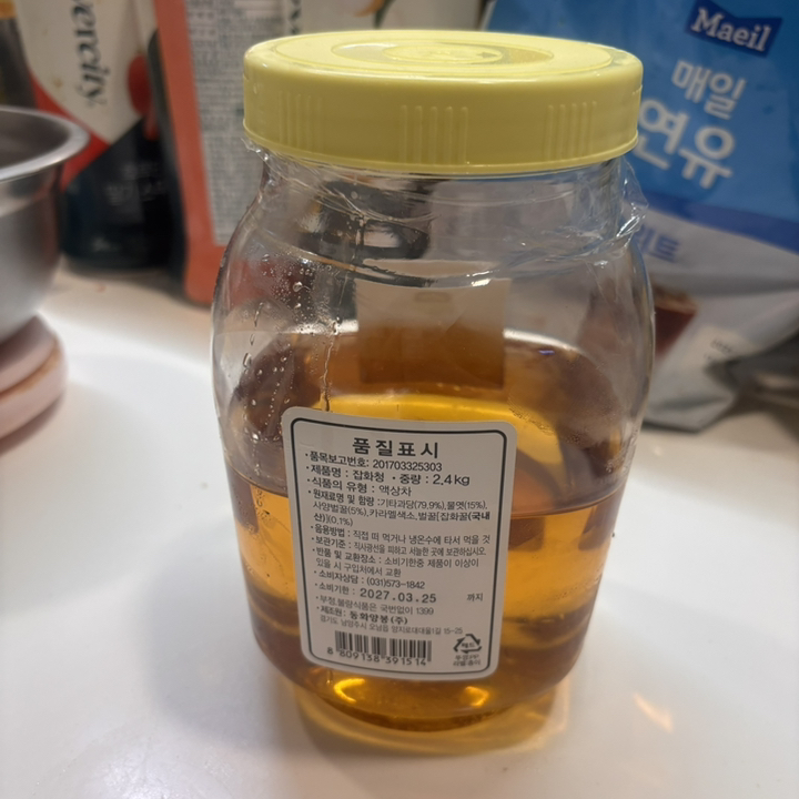 허니 벌꿀 잡화청 대용량 2.4kg, 1개 솔직 후기 | 실사용자 리뷰 분석 - 상품 이미지 4