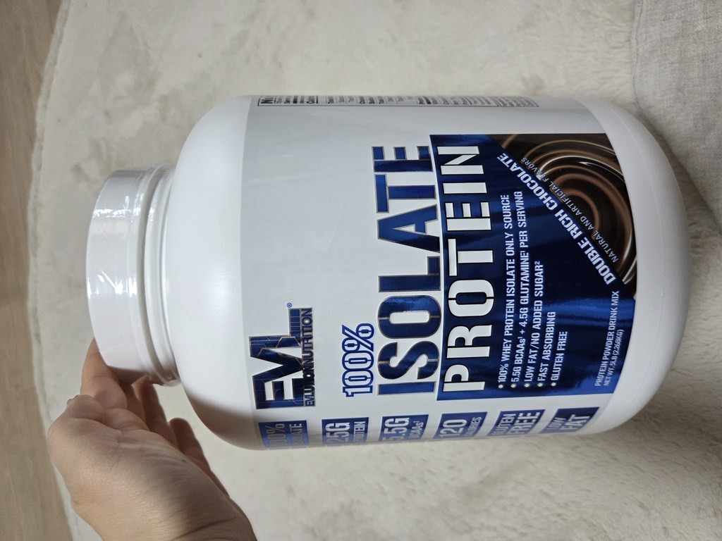 EVLUTIONNUTRITION 아이솔레이트 프로틴 더블 리치 초콜릿 맛 2.268kg, 1개 이미지 3