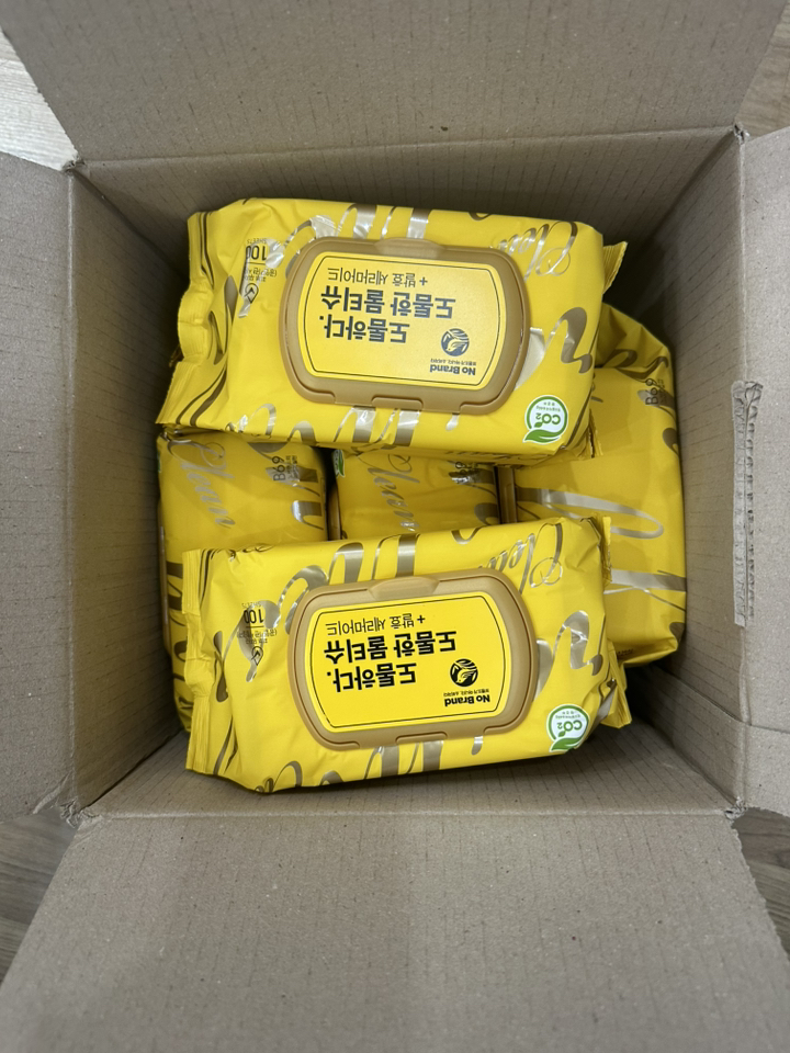 노브랜드 도톰한 100매 물티슈 이미지 3
