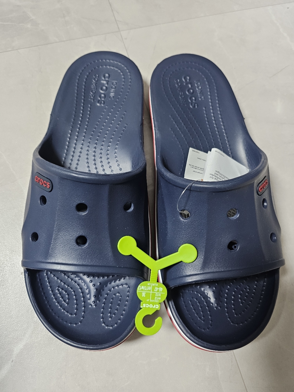 CROCS 정품 크록스 바야밴드 슬라이드 슬리퍼 205392 레츄 악세사... 솔직 후기 | 실사용자 리뷰 분석 - 상품 이미지 1