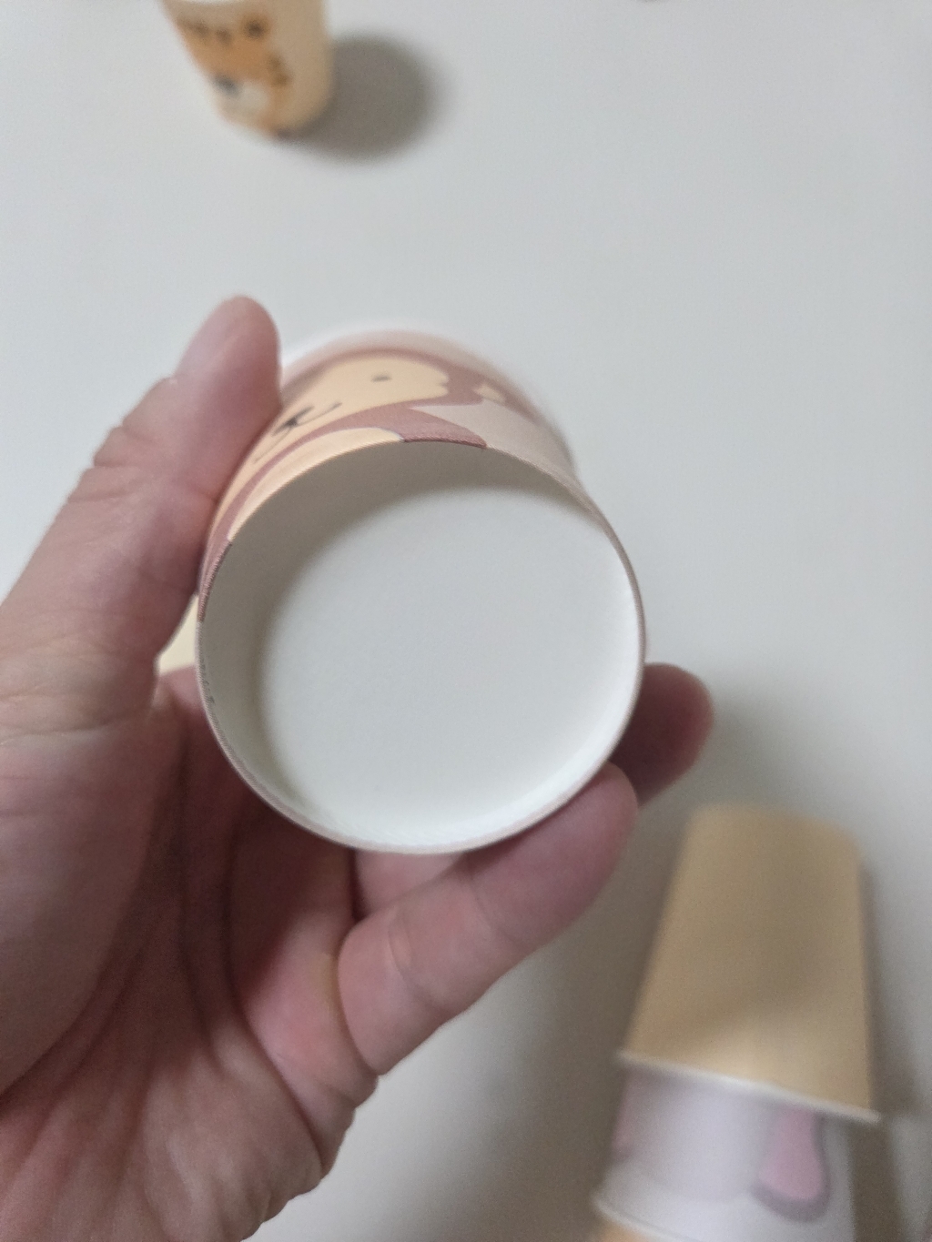 코멧 동물 종이컵 190ml, 1개, 100개입 이미지 3