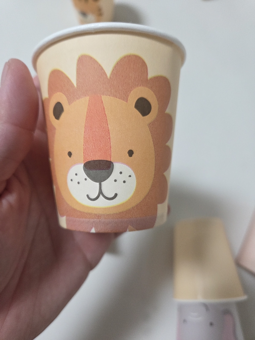 코멧 동물 종이컵 190ml, 1개, 100개입 이미지 2