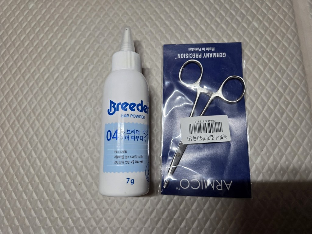 브리더 이어파우더 7g + 고급겸자가위 (곡선형) 이미지 2