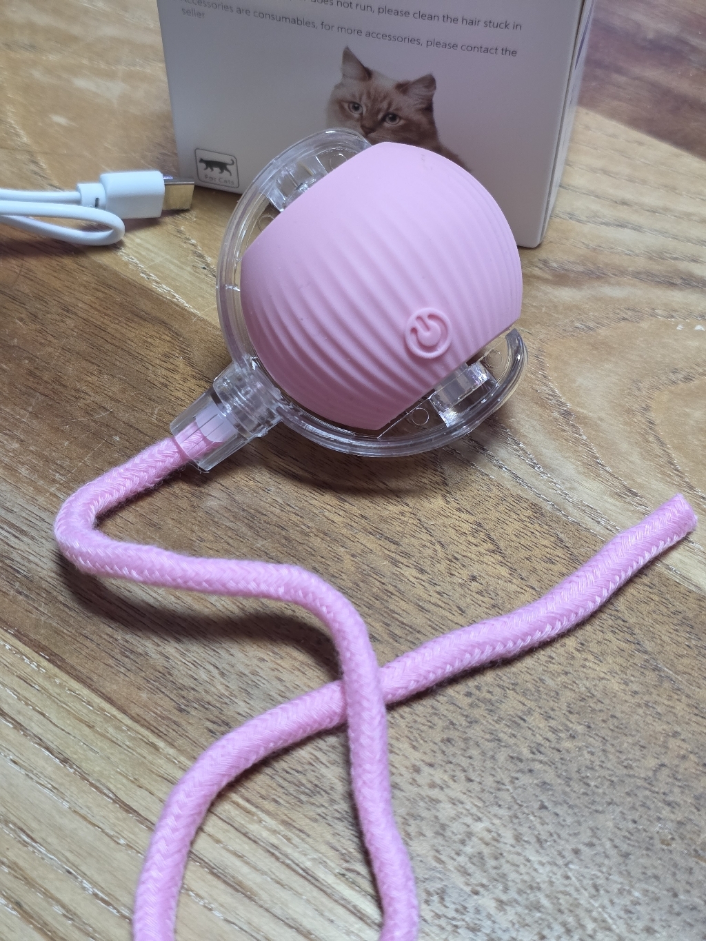 앤트앤비 스마트 롤링 라인 펫 볼 강아지 고양이 장난감 이미지 3