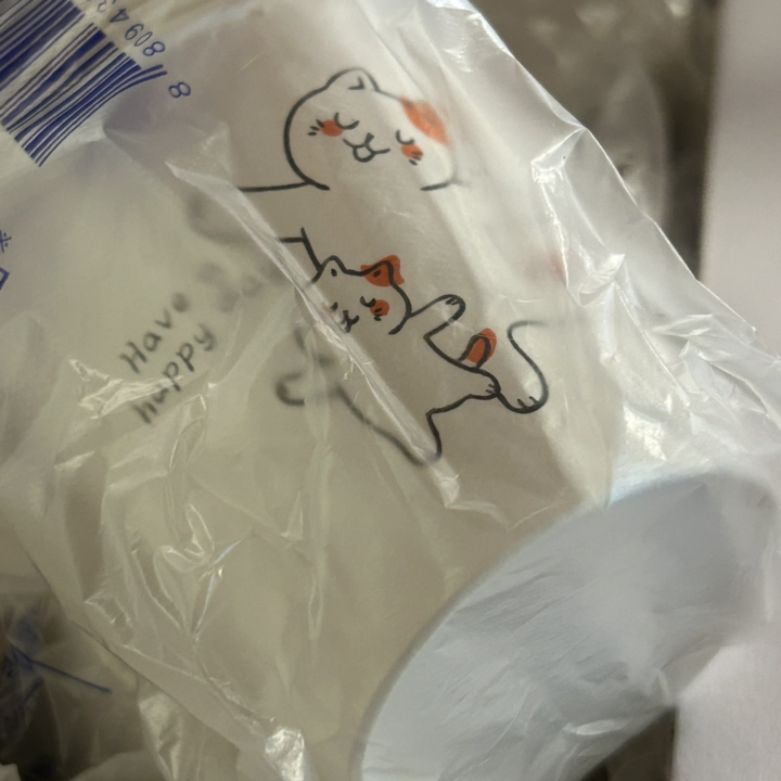 페이퍼맥스 고양이 종이컵 2000개 180ml 이미지 3