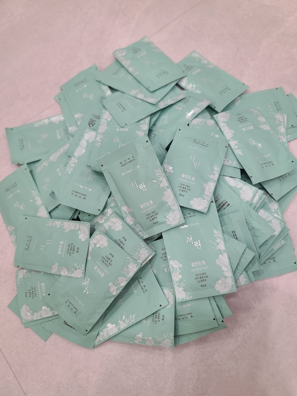 댕기머리 일회용 서린 클렌징폼(4ml) 이미지 2