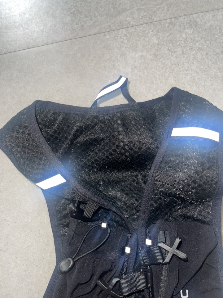 밀스펙 코어 트레일러닝 러닝조끼, 블랙 화이트, 1개 이미지 3