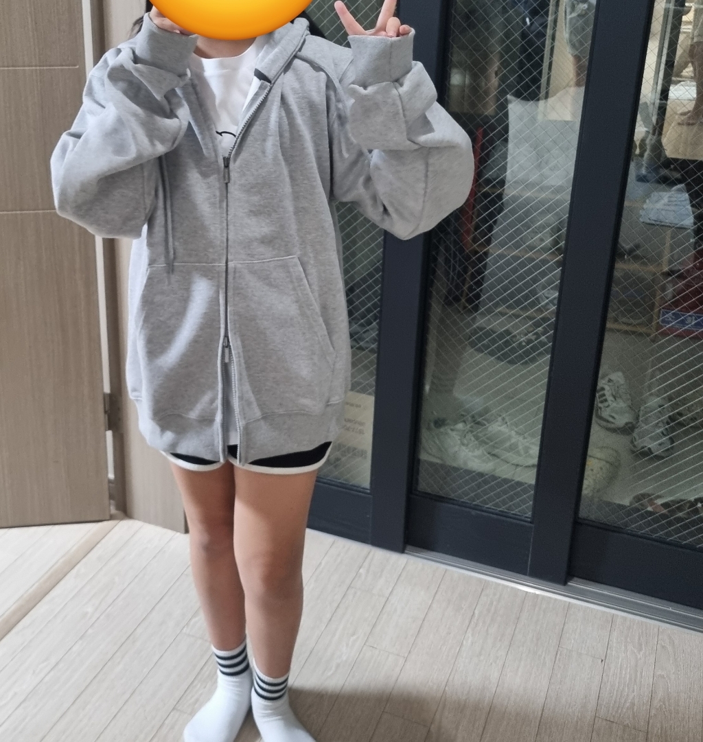 앨빈클로 남녀공용 무지 레귤러핏 투웨이 후드집업 AZH673 이미지