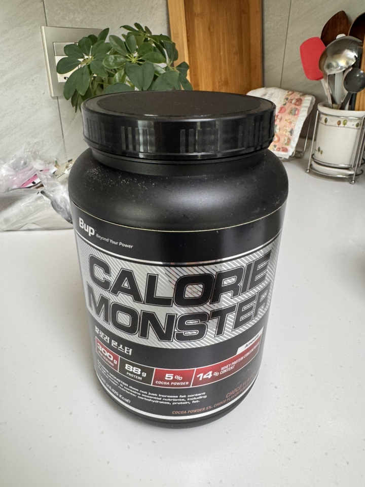 비유피 칼로리몬스터 초코맛 체중증가 게이너 1.5kg, 1개 이미지 2