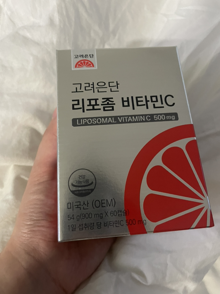고려은단 리포좀 비타민C 54g 60정, 1개 맛있게 먹은 솔직 후기 - 상품 이미지 4