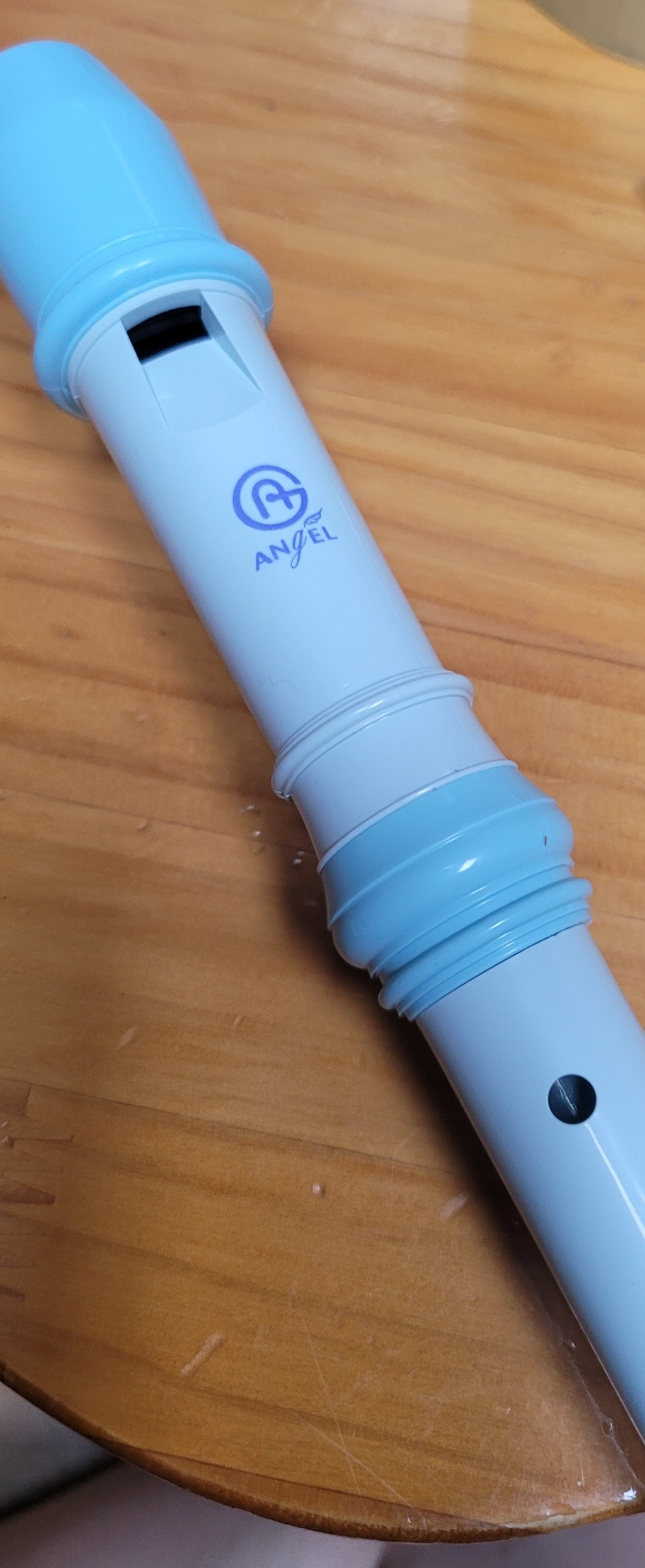 엔젤악기 소프라노 컬러 리코더 S305(G) 저먼식 독일식 핑크/블루 Soprano Recorder 1개 이미지 4