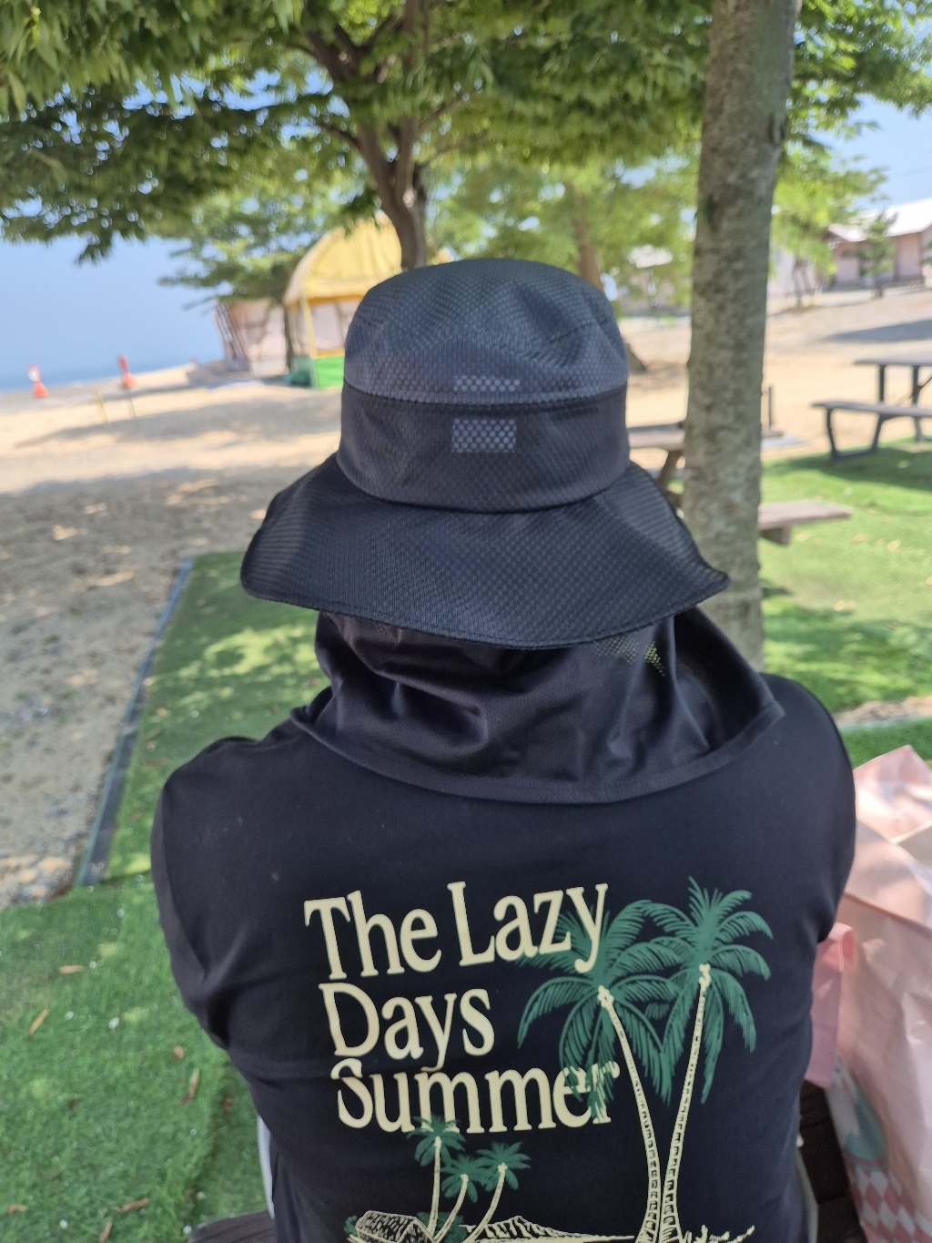 블랙야크 공용 자외선 차단 통기성 우수한 차양막 사하라 메쉬햇 이미지 4