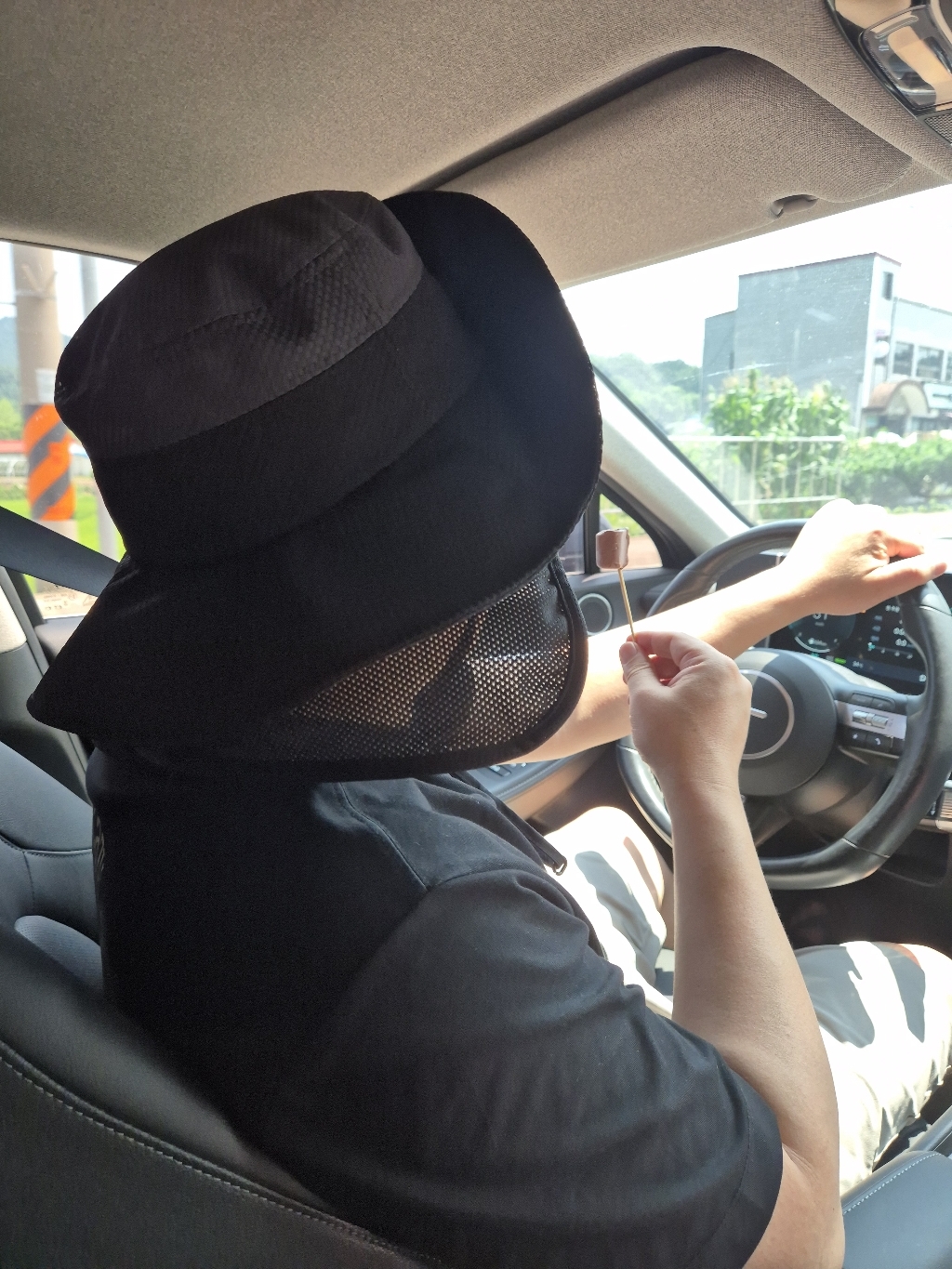 블랙야크 공용 자외선 차단 통기성 우수한 차양막 사하라 메쉬햇 이미지 3