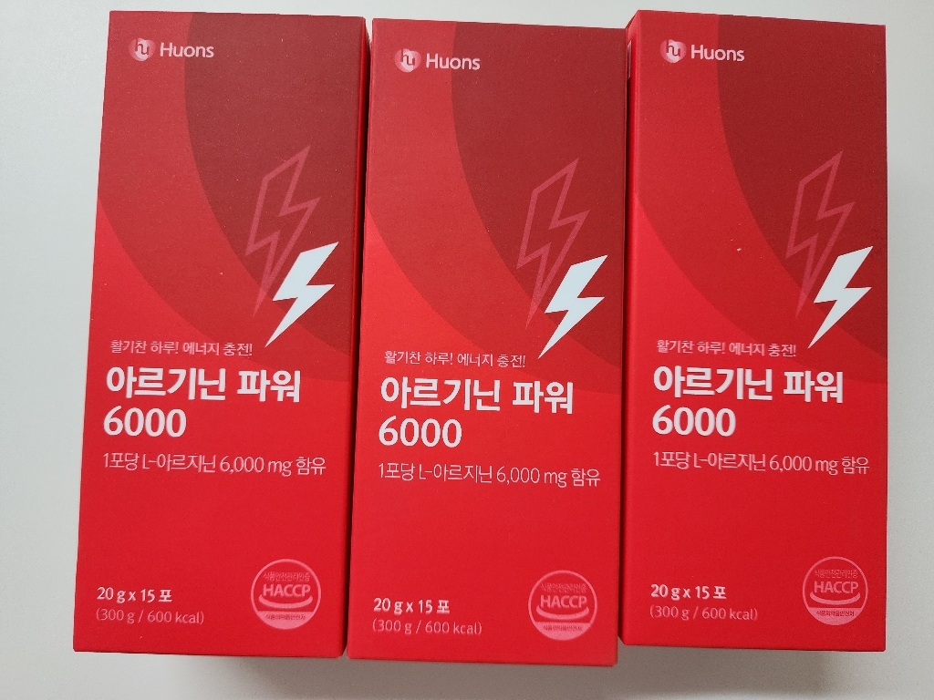[휴온스N 공식] 아르기닌 파워 6000 고함량 L 아르기닌 15회분, ... 맛있게 먹은 솔직 후기 - 상품 이미지 4