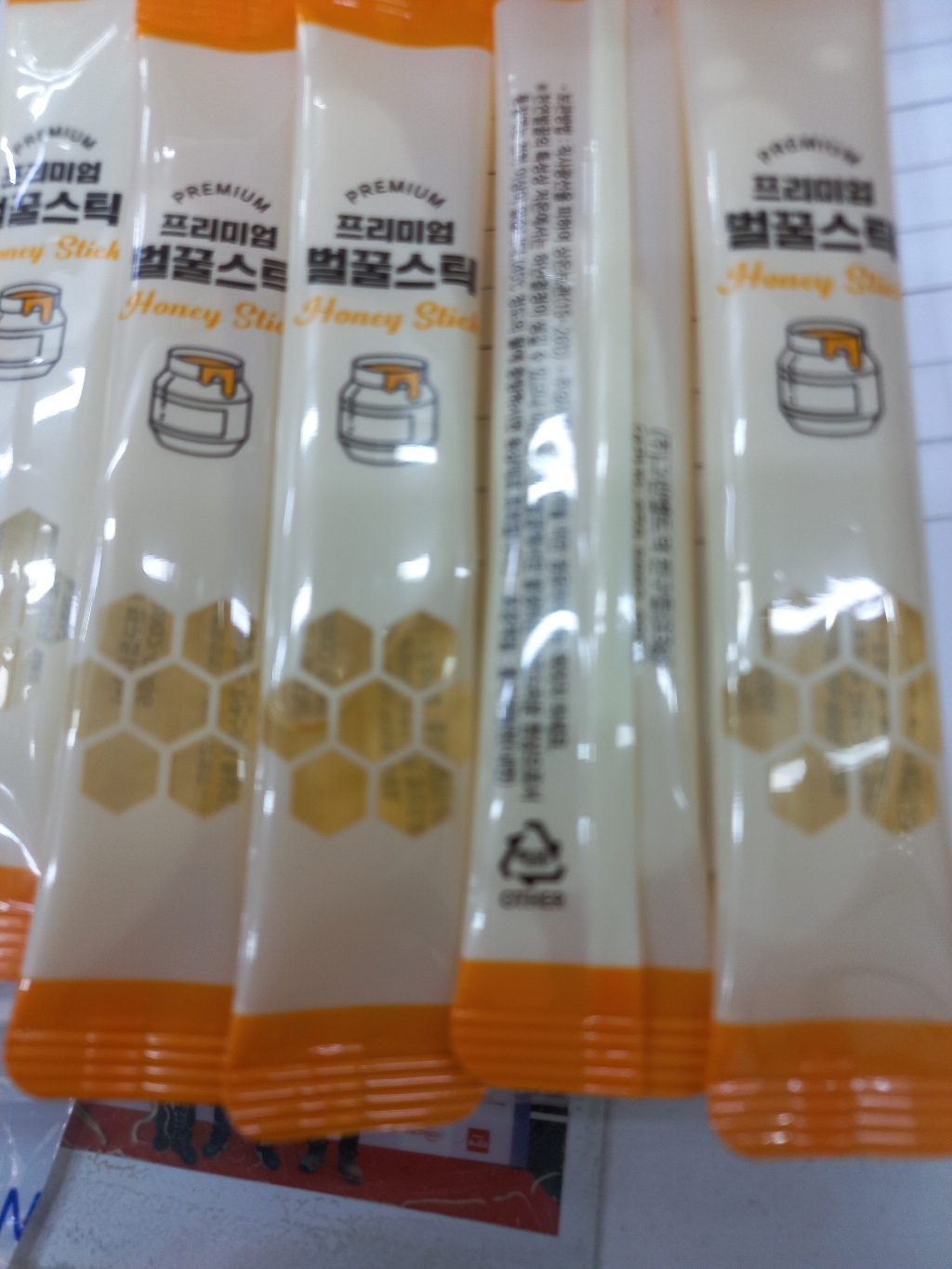 지리산 자연벌꿀 아카시아꿀 꿀스틱 12g, 60개 이미지 4