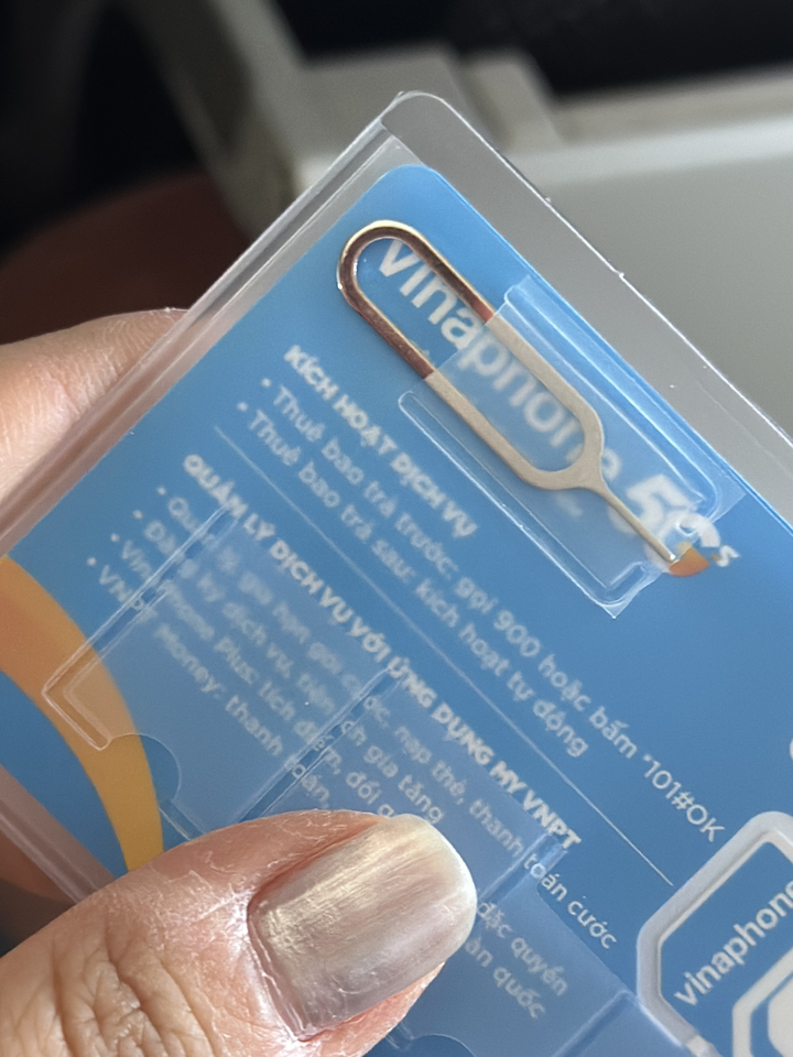 베트남 5G/4G 데이터 유심 속도제한 없음 SIM카드+케이스+제거핀 개봉기 | 실사용 후기 - 상품 이미지 4