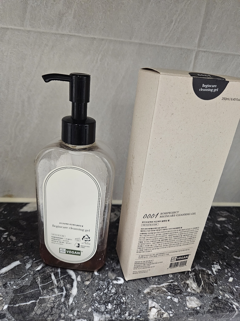 로즈프로젝트 비긴케어 시카 저자극 수분 진정 클렌징젤 250ml 프랑스비... 실사용 후기 | 효과 있을까? - 상품 이미지 3