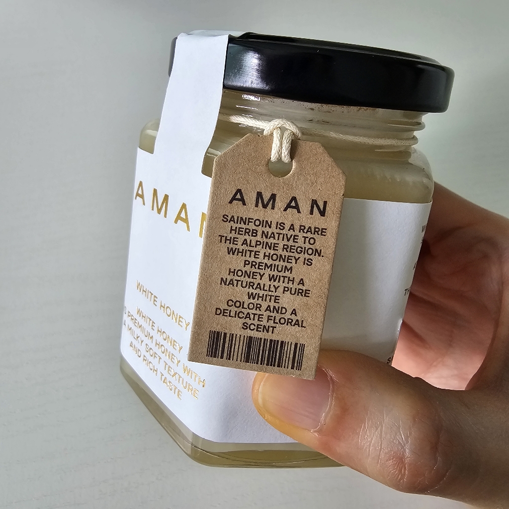 AMAN 키르기스스탄 화이트 허니 250g, 1개 이미지 2