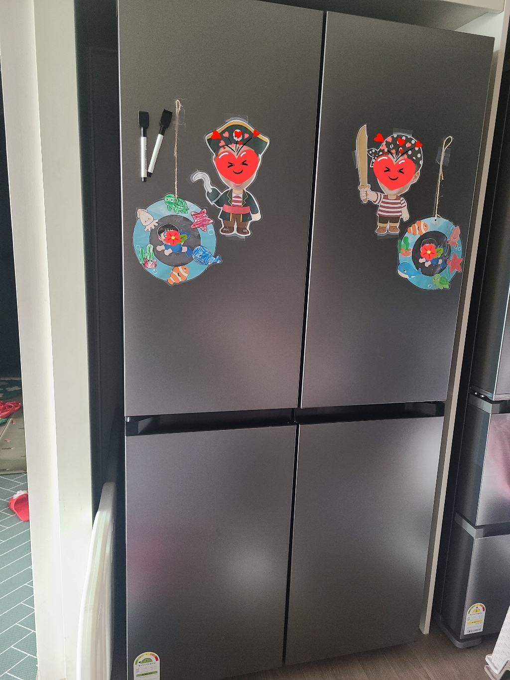 삼성전자 Bespoke AI 냉장고 4도어 902L 방문설치 이미지 2