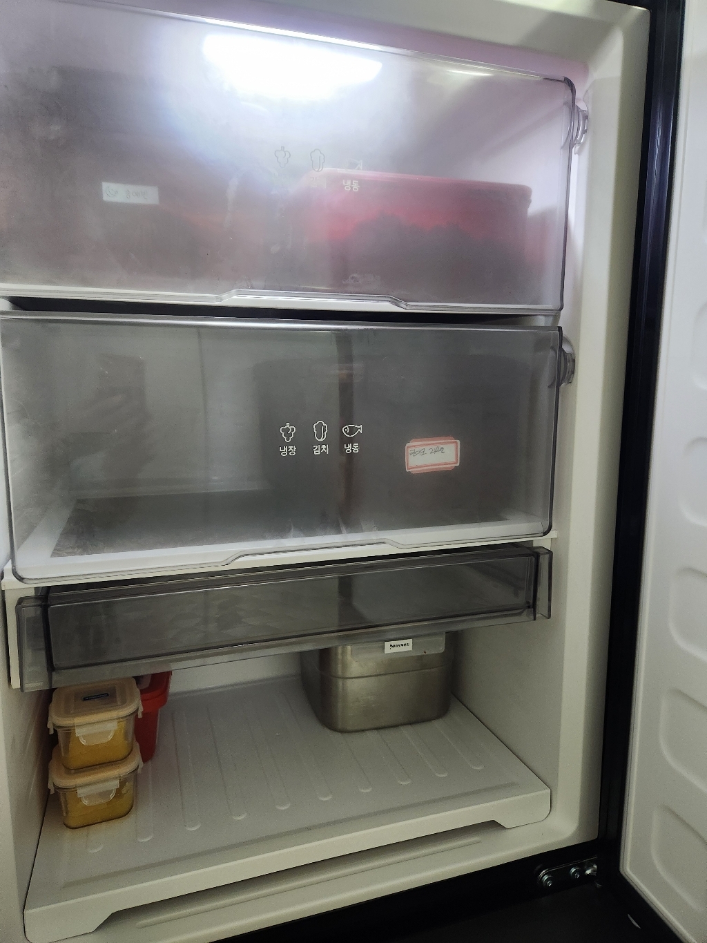 [색상선택형] LG전자 오브제컬렉션 327L 3도어 스탠드형 김치냉장고 ... 개봉기 | 실사용 후기 - 상품 이미지 3