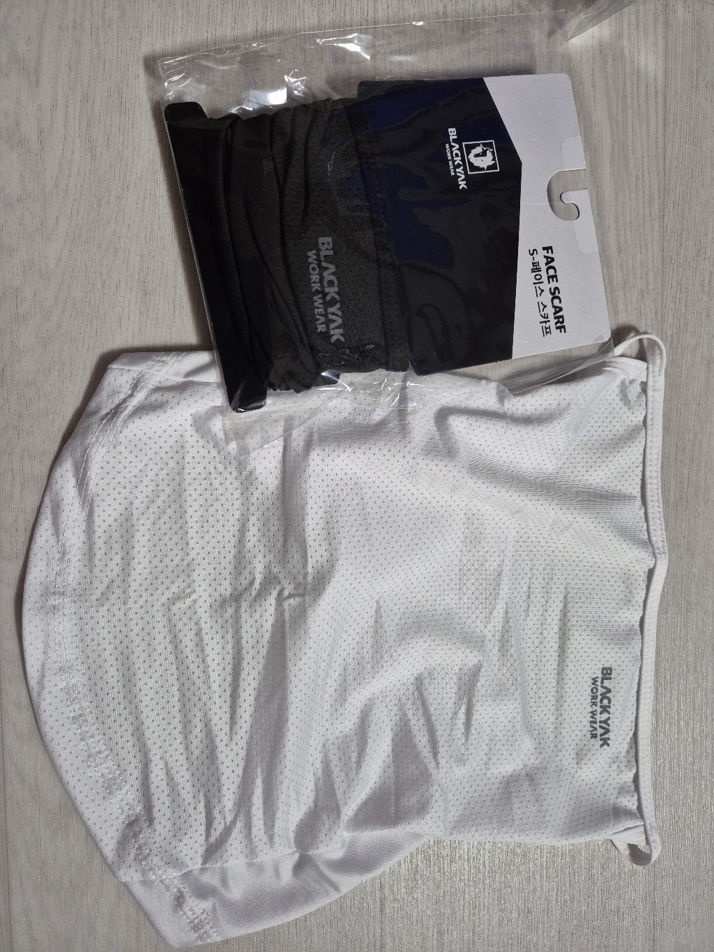 1+1 블랙야크 페이스스카프 쿨버프 귀걸이형 스카프 얼굴햇빛가리개 냉감소재 자외선 차단 마스크 이미지 2