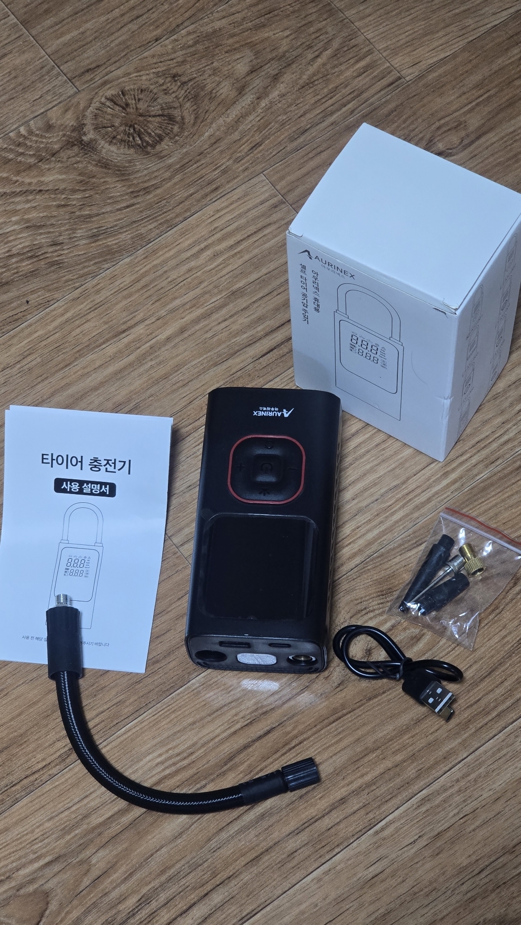 아우리넥스 휴대용 셀프 타이어 공기압 주입기 실사용 후기 | 효과 있을까? - 상품 이미지 4