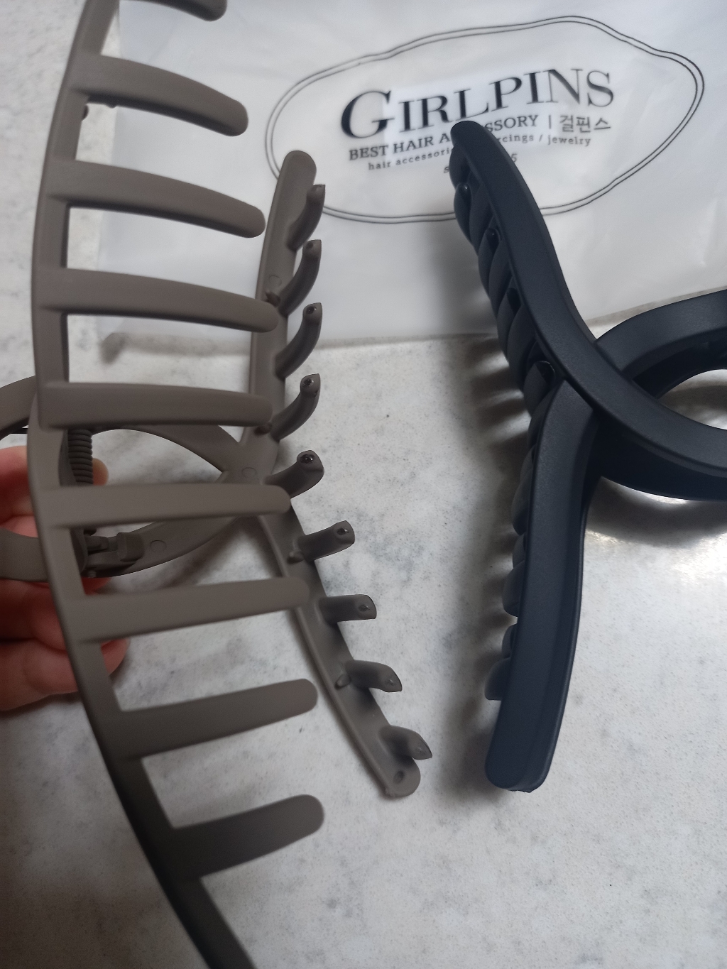 걸핀스 15cm 빅 매트 집게핀 세트 2P 이미지