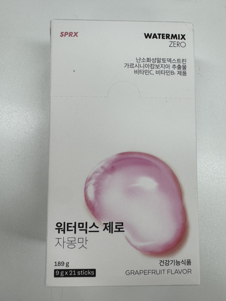 SPRX 최예나 워터믹스 제로 자몽맛 제로슈가 가르시니아 다이어트음료 디... 솔직 후기 | 실사용자 리뷰 분석 - 상품 이미지 3