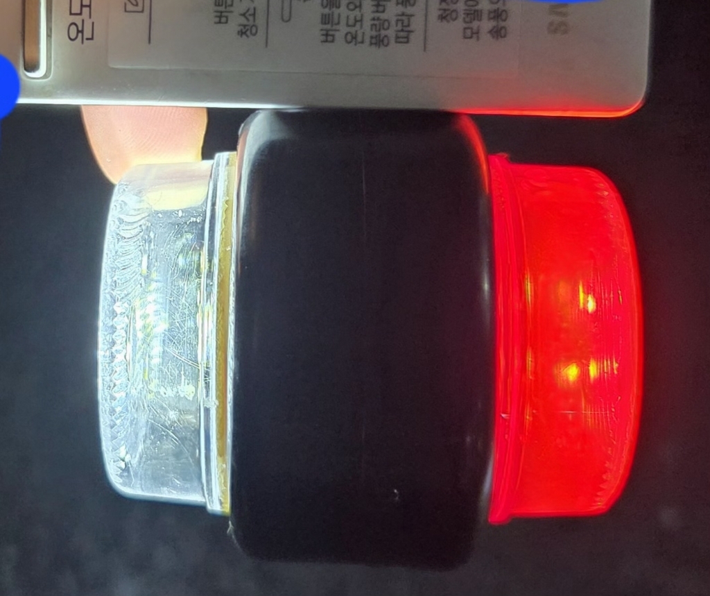 제이스 LED 토끼등 백색 적색 규격색상 12-24V 겸용/운전석 조수석 좌우 1셋트 이미지 3