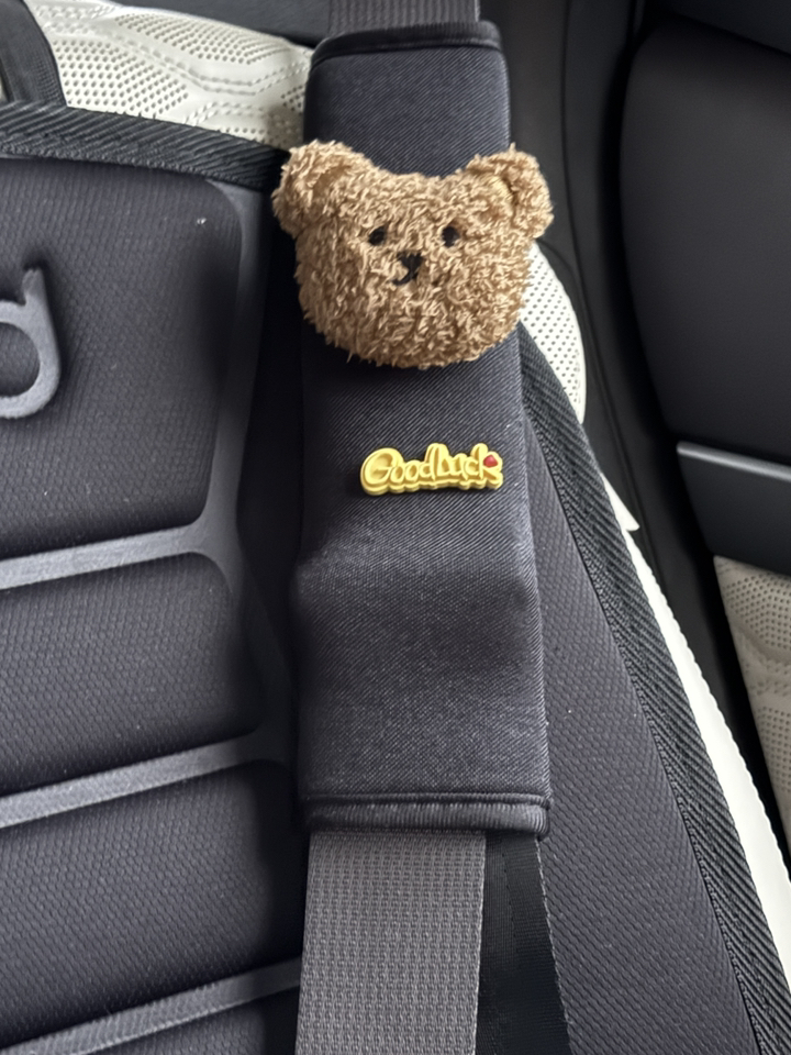 카블랙 어린이 차량용 안전벨트 가드 목쓸림 방지 쿠션 이미지 3