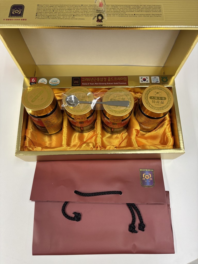 고려 6년근 홍삼정 프리미엄 골드 진한 농축액 홍삼 진액 선물세트 240... 맛있게 먹은 솔직 후기 - 상품 이미지 4