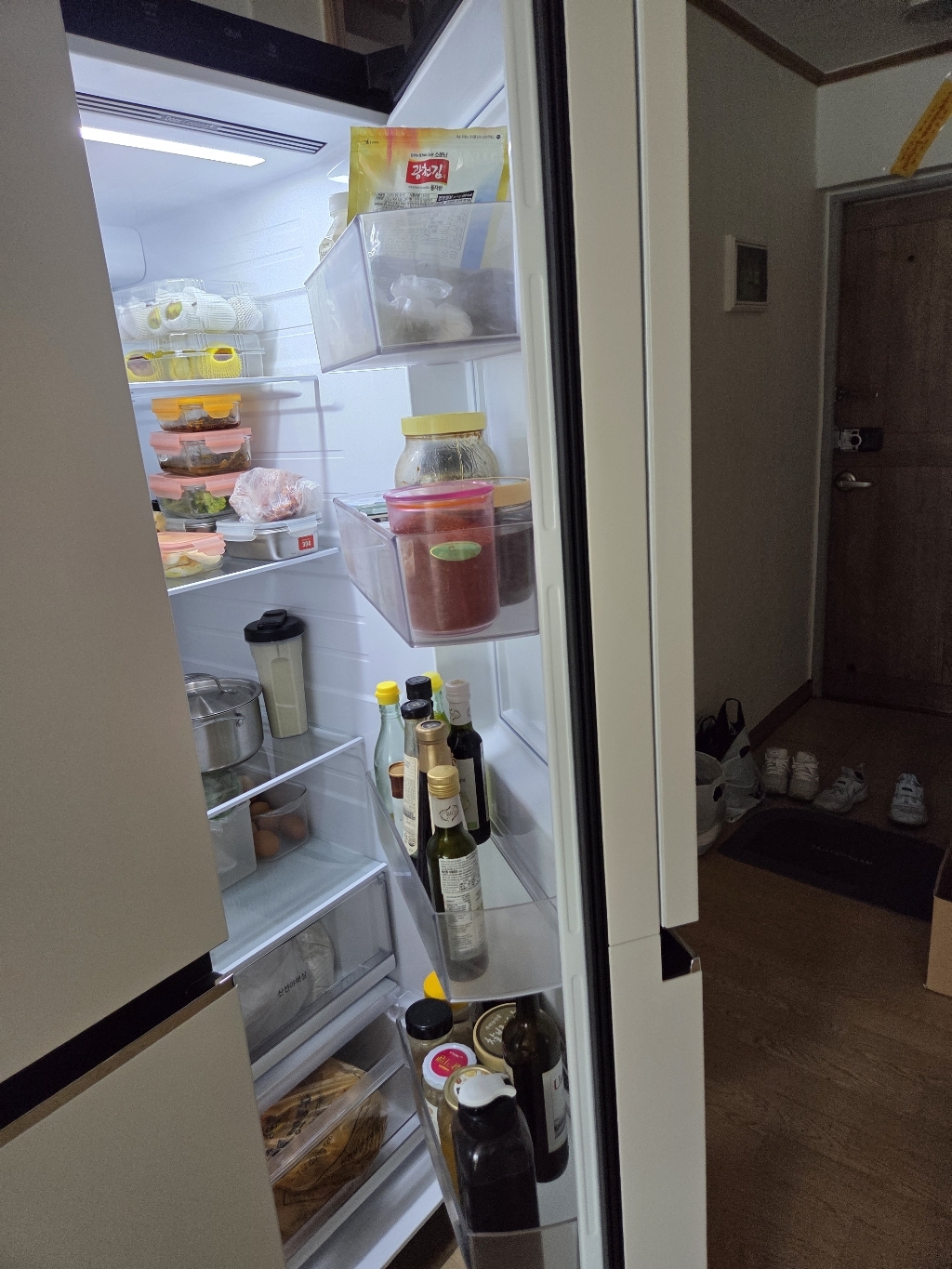 LG 디오스 AI 오브제컬렉션 냉장고 S834MEE111 베이지 1등급 기사님설치 폐가전무상수거 이미지 3