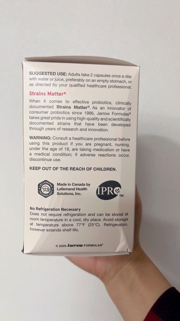 [Jarrow Formulas] 자로우 포뮬러스 도피러스 EPS 유산균 100억 CFU 120정, 1개 이미지 4