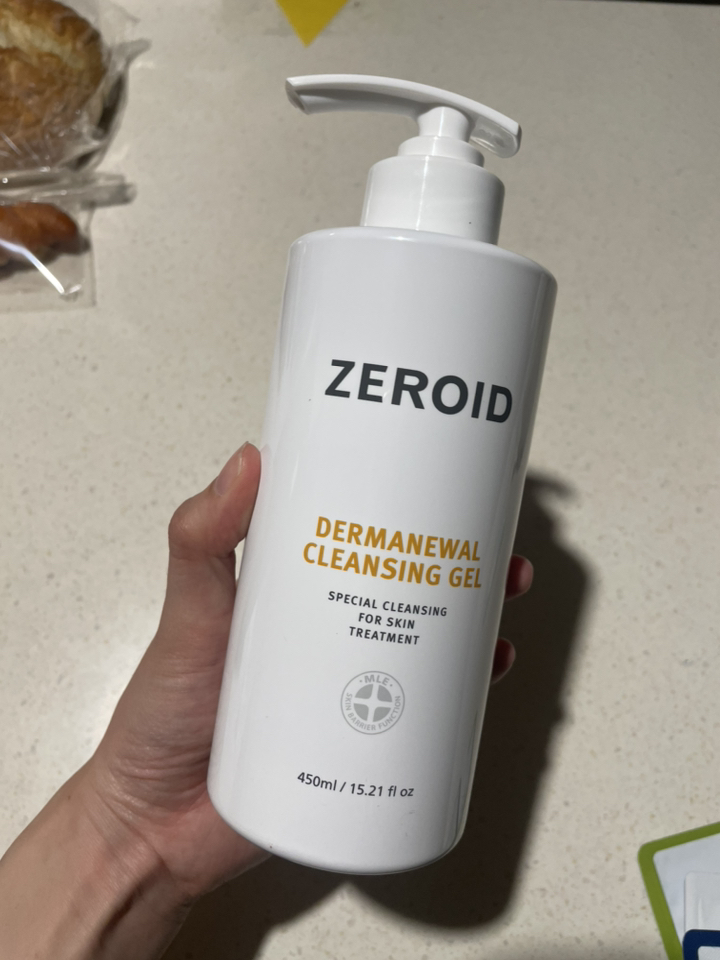 제로이드 더마뉴얼 클렌징 젤 450ml 실사용 후기 | 효과 있을까? - 상품 이미지 3
