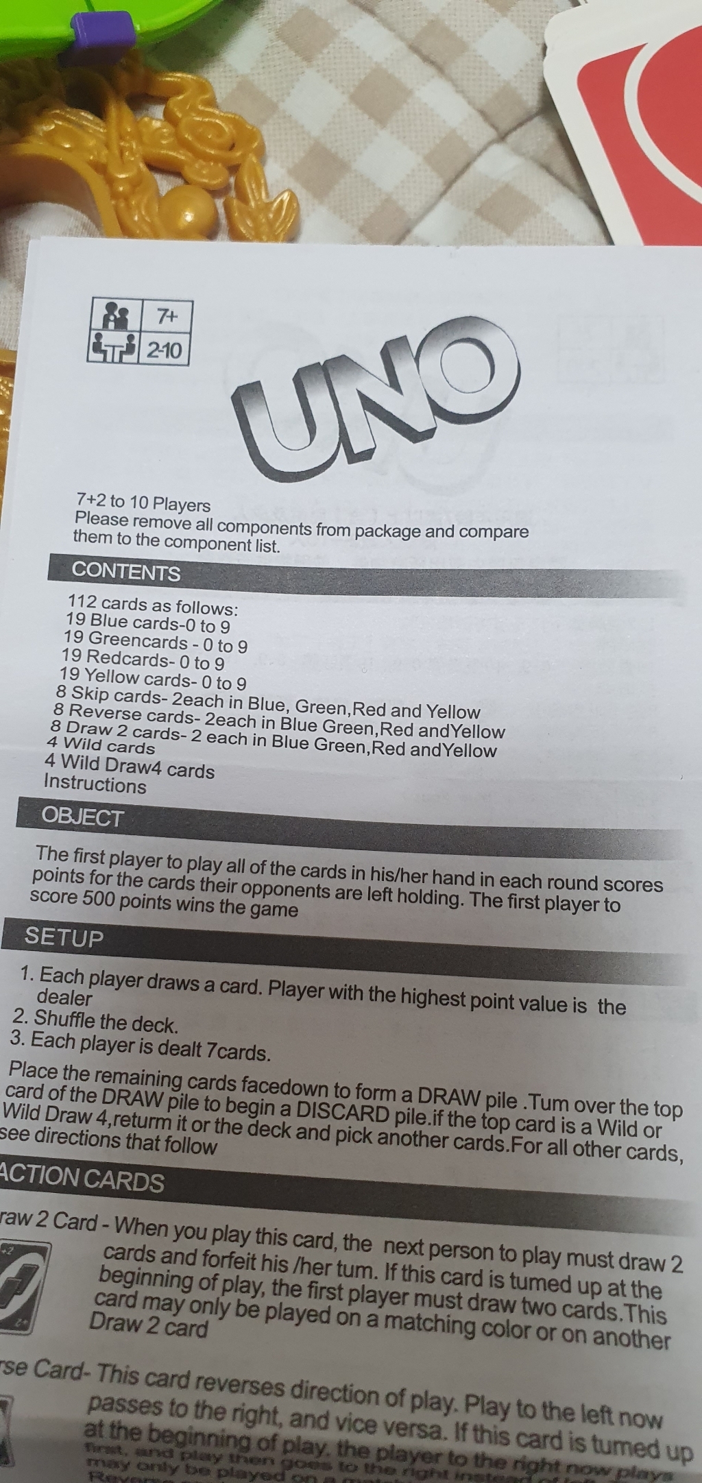 우노 보드게임 솔직 후기 | 취미생활 필수템 - 상품 이미지 2