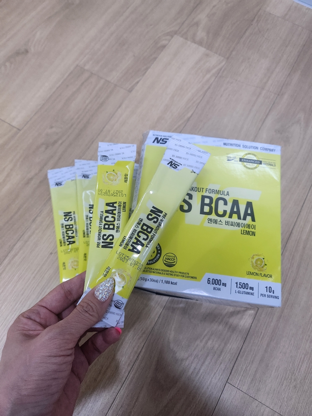NS BCAA 레몬 400g 맛있게 먹은 솔직 후기 - 상품 이미지 4