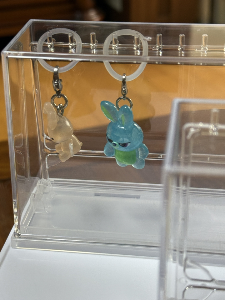 이노마타 미니 캡슐토이 피규어 아크릴 키링 백참 보관함 케이스 이미지 4