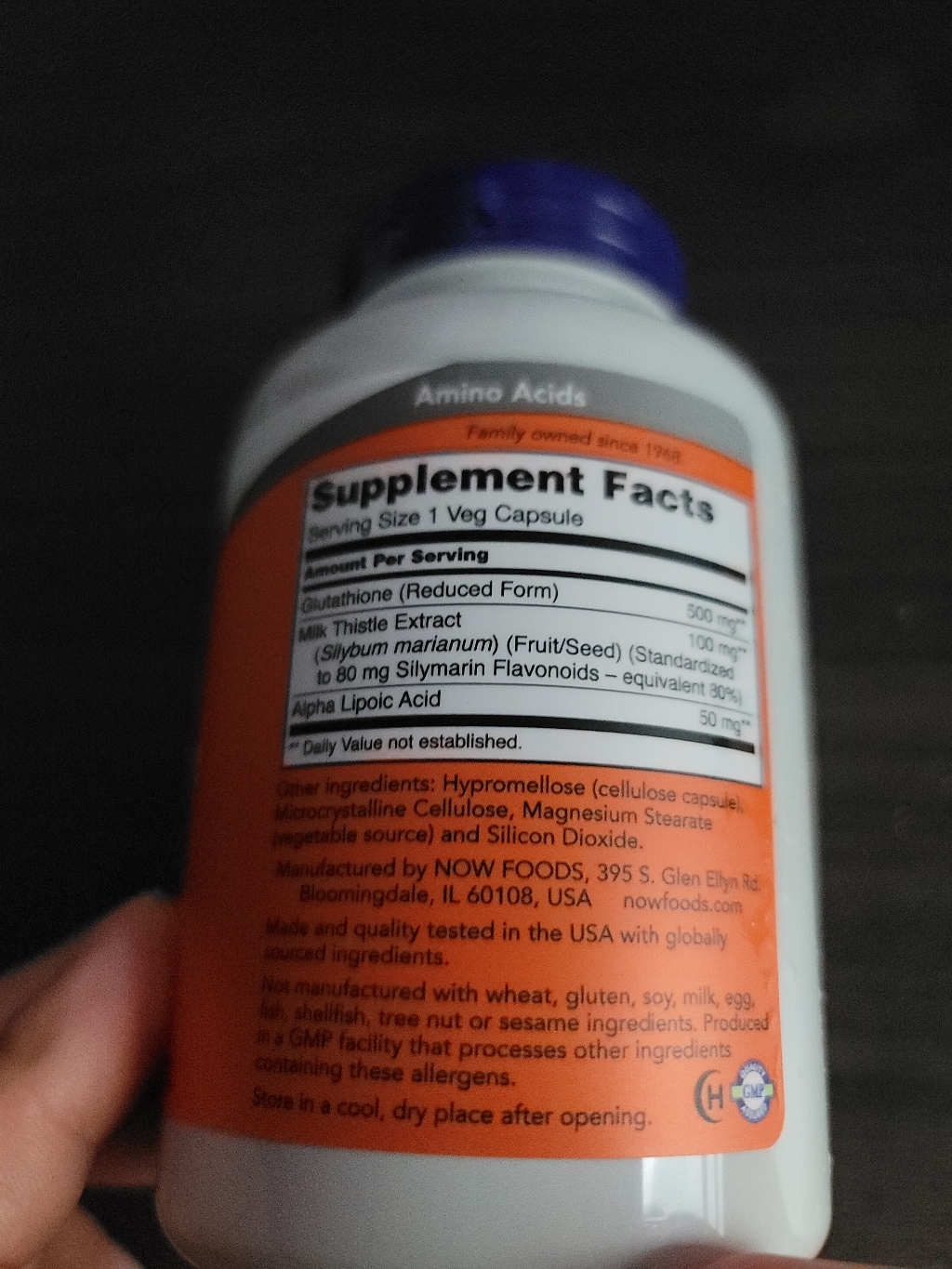 나우푸드 글루타티온 500mg 베지 캡슐 120정, 2개 이미지 4