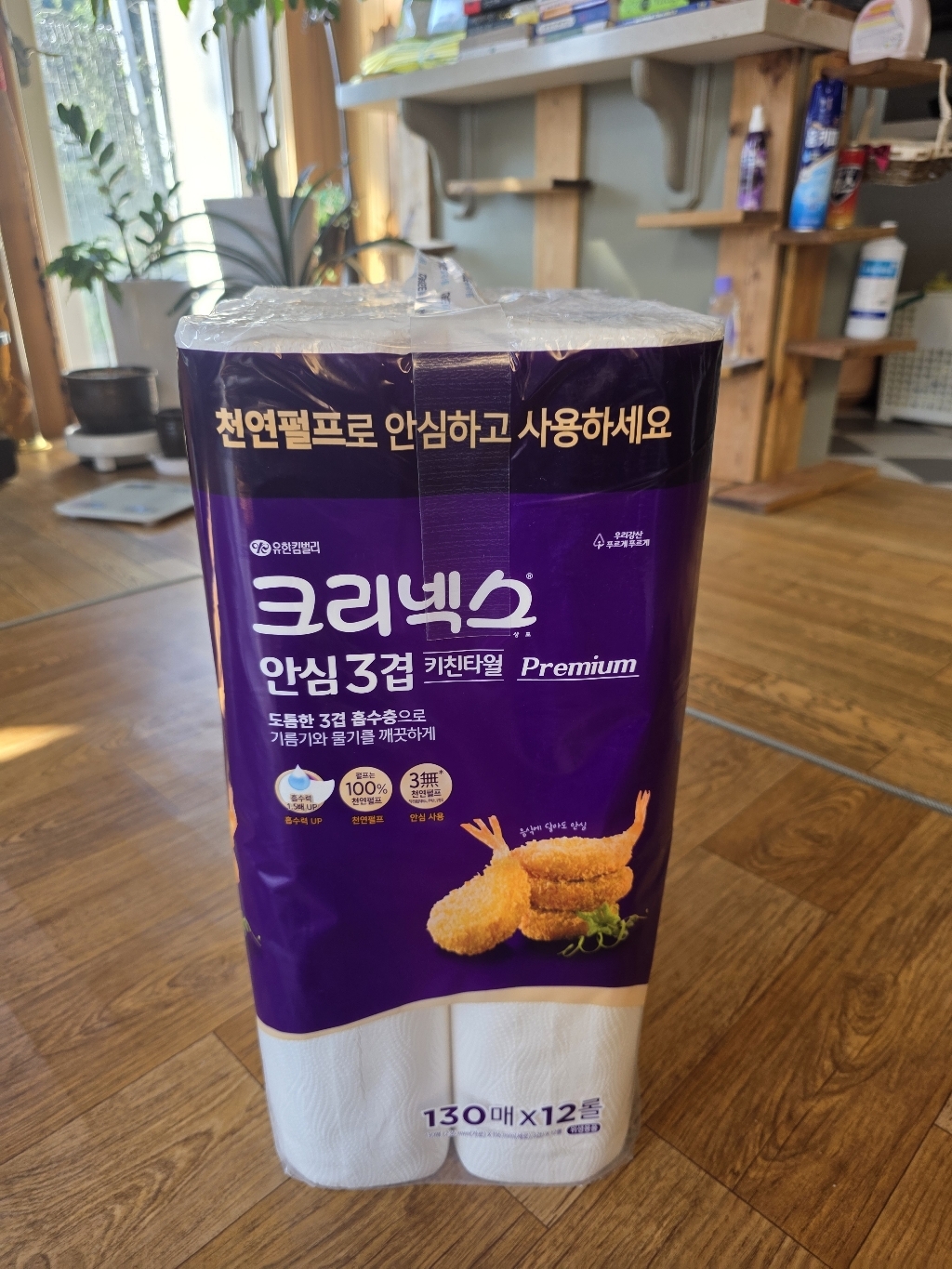 크리넥스 안심 3겹 키친타월 프리미엄 180매, 6개 이미지 3
