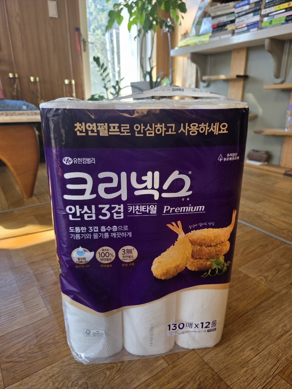크리넥스 안심 3겹 키친타월 프리미엄 180매, 6개 이미지 2