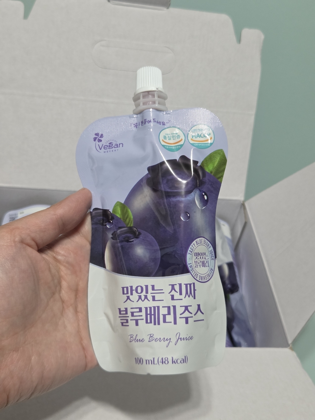 유기농마루 맛있는 진짜 블루베리주스 100ml, 20개 솔직 후기 | 실사용자 리뷰 분석 - 상품 이미지 4
