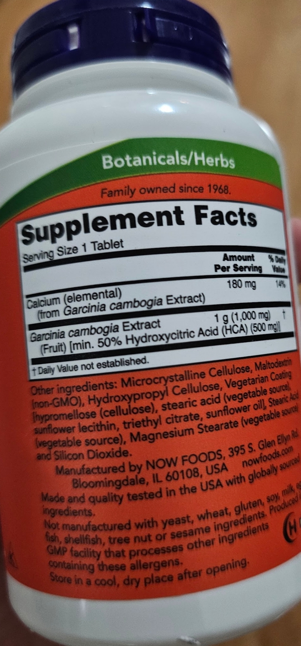 나우푸드 가르시니아 1000mg 타블렛 120정, 1개 실사용 후기 | 효과 있을까? - 상품 이미지 4