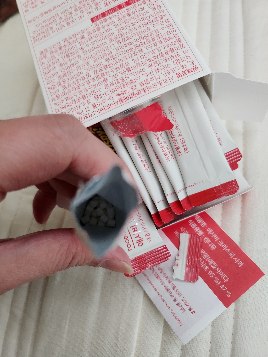푸드올로지 초모 애사비 크리스피 사과맛 40g, 2개 이미지 2