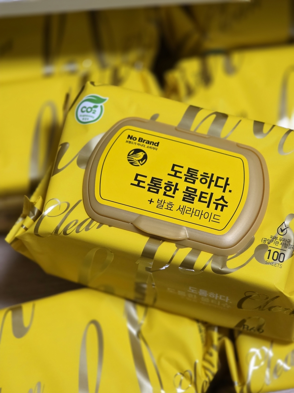 노브랜드 도톰한 100매 물티슈 이미지 4