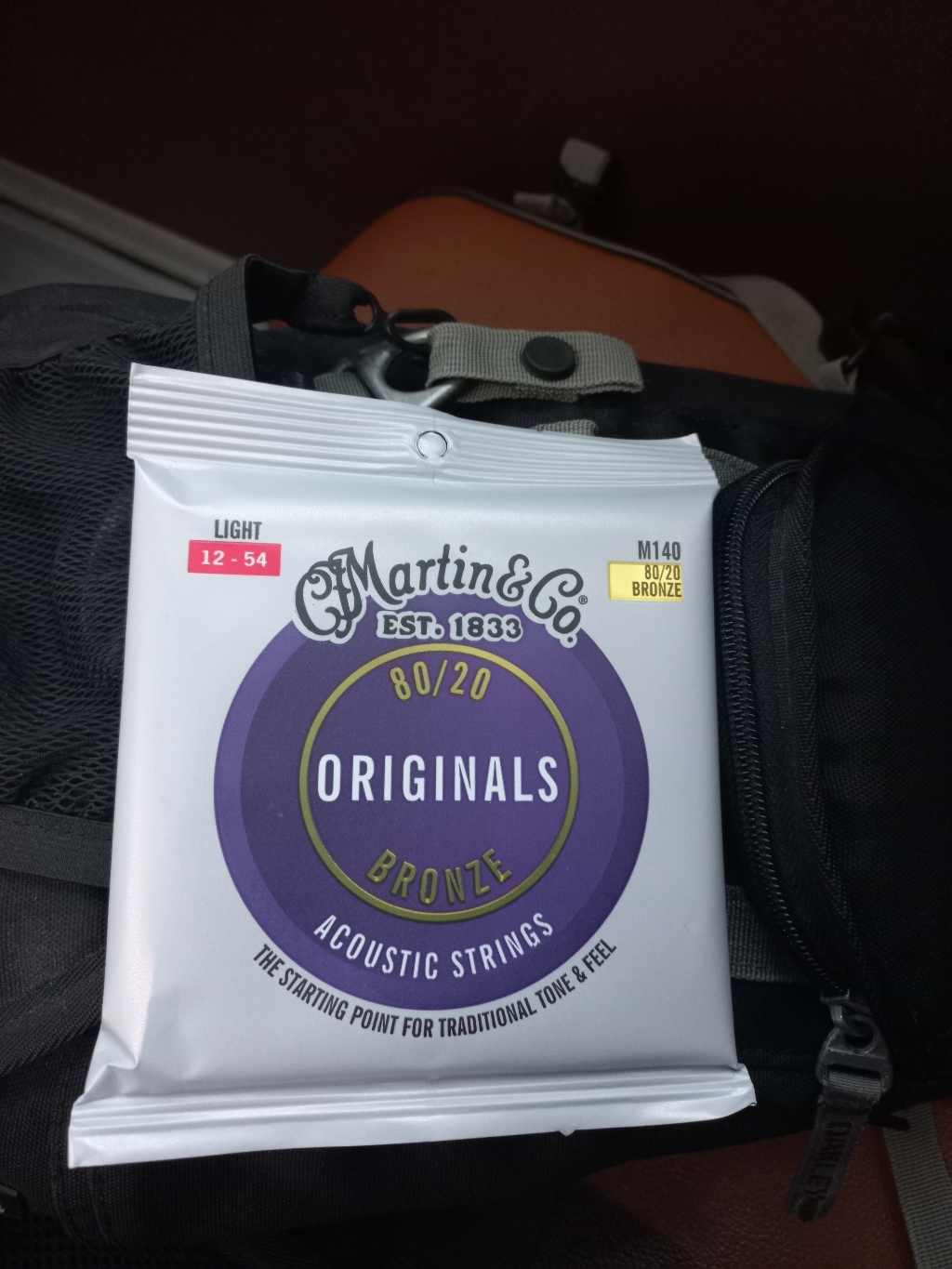 마틴 오리지널 80 20 브론즈 라이트 어쿠스틱 스트링 이미지 4