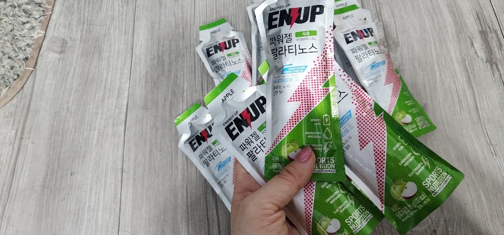 엔업 파워젤 팔라티노스 사과 14포 1박스 자전거 등산 마라톤 에너지젤 맛있게 먹은 솔직 후기 - 상품 이미지 4