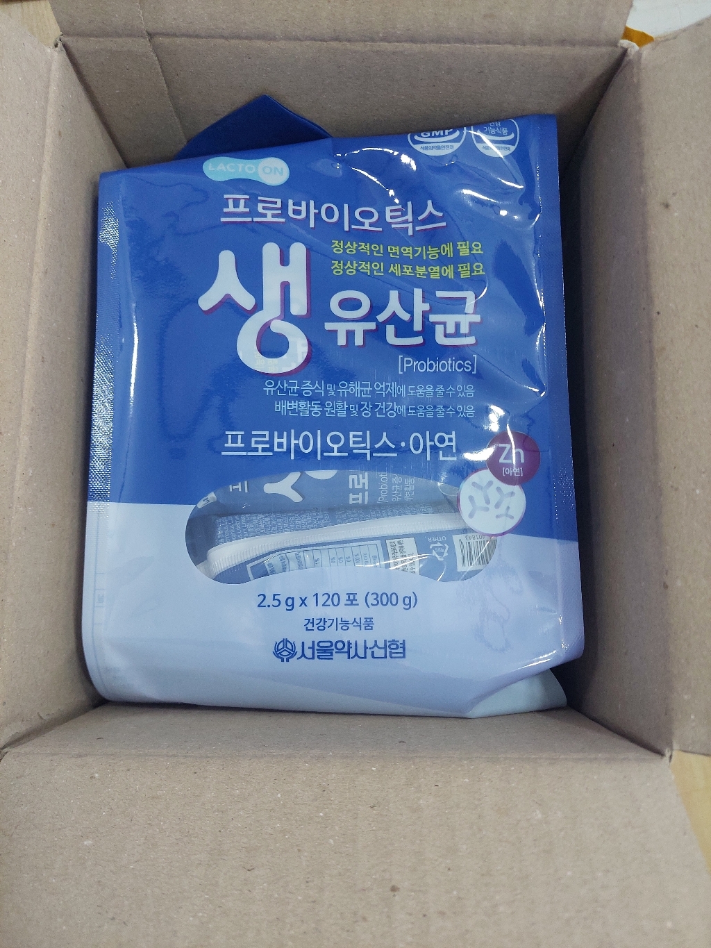 서울약사신협 락토온 프로바이오틱스 생유산균 2.5g, 120개 맛있게 먹은 솔직 후기 - 상품 이미지 2